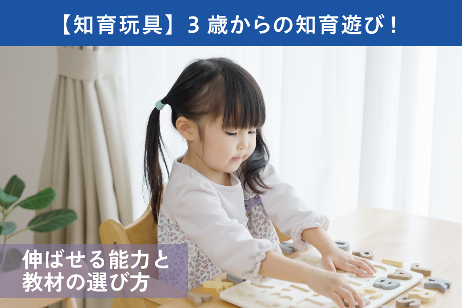 【知育玩具】3歳からの知育遊び！