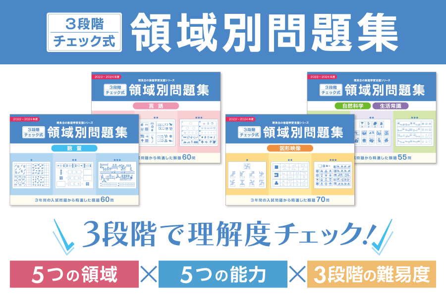 教材：領域別問題集　※カテゴリページに飛ぶ